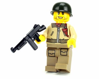 WW2 U.S. Army Tank Driver made w/ real LEGO® minfigure