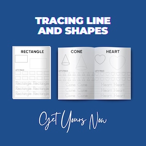 Preschool Shape & Line Tracing Worksheets: Real World Objects (PDF Download)