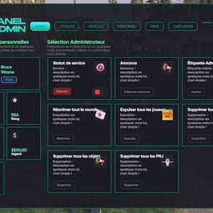 GothamDev - No Pixel 4.0 Inspired Admin Panel – QB & ESX Roleplay