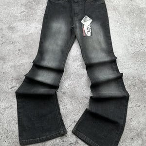 Vintage Faded Flare Jeans