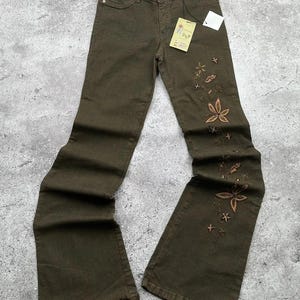 Vintage Faded Color Super Flare Jeans