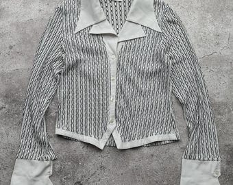 Vintage kurze Bluse