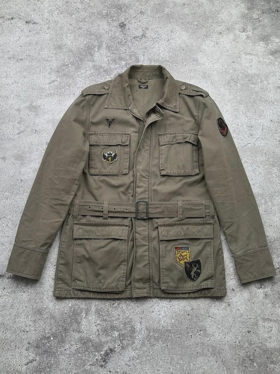 Vintage Work Jacket With Belt - Etsy