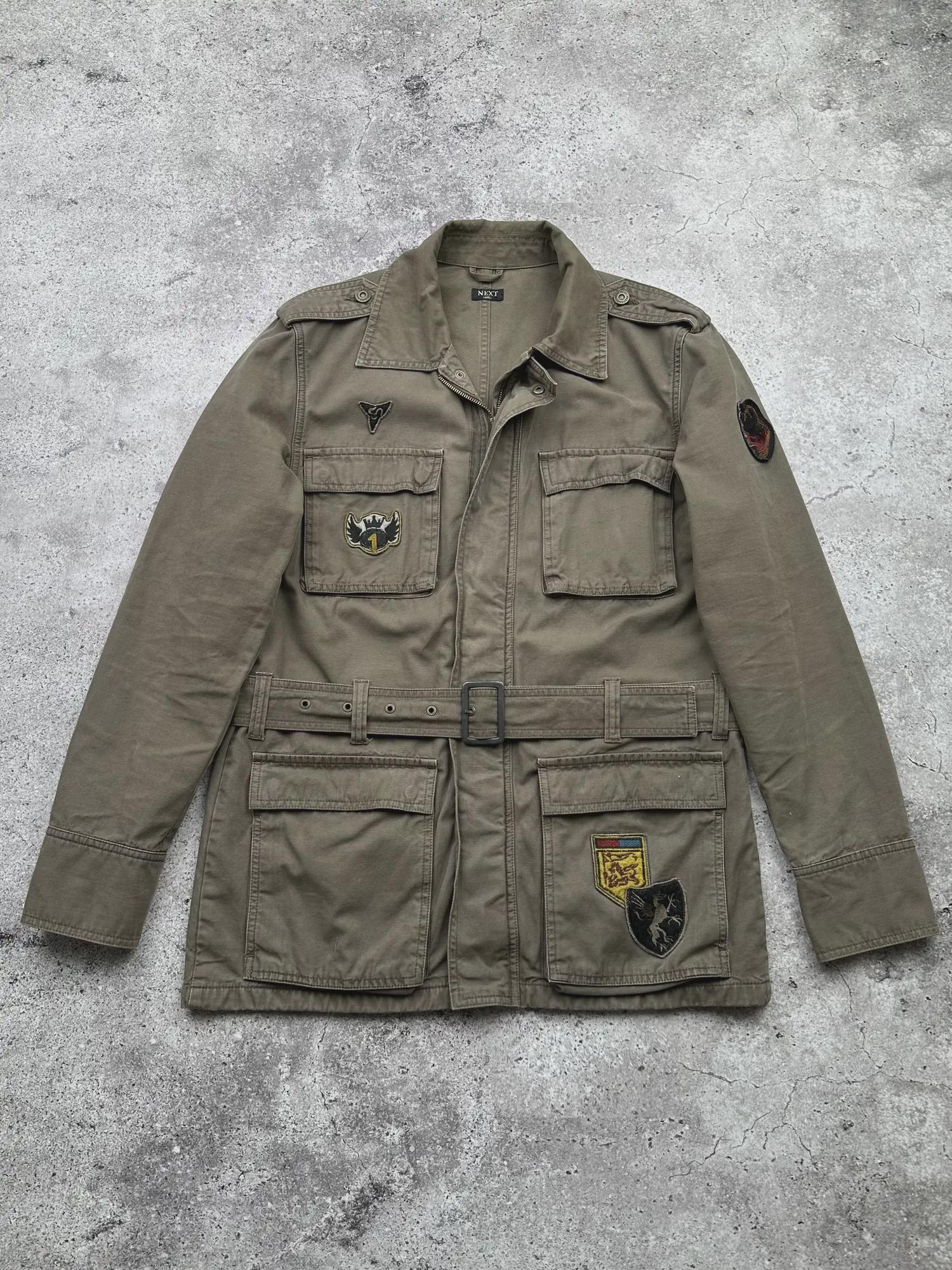 Vintage Work Jacket With Belt - Etsy