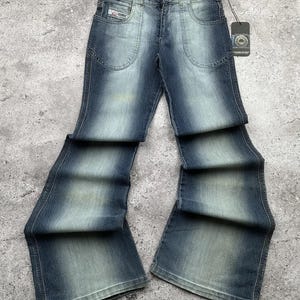 Vintage Faded Flare Jeans