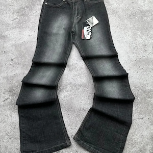 Vintage Faded Flare Jeans