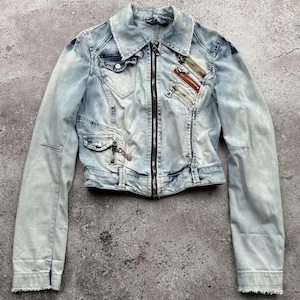 Vintage Cropped Denim Jacket