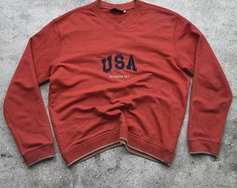 Vintage Thrashed "USA" Sweatshirt