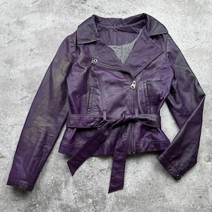 Vintage Faded Leather Jacket