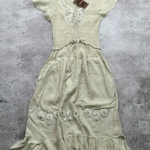 Vintage Retro Schlagen Maxi Kleid