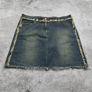 Vintage Faded Mini Skirt