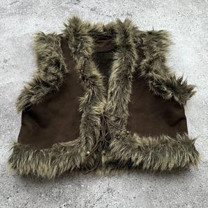Vintage Faux Fur Vest