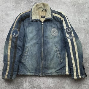 Vintage Denim Jacket Racing Type