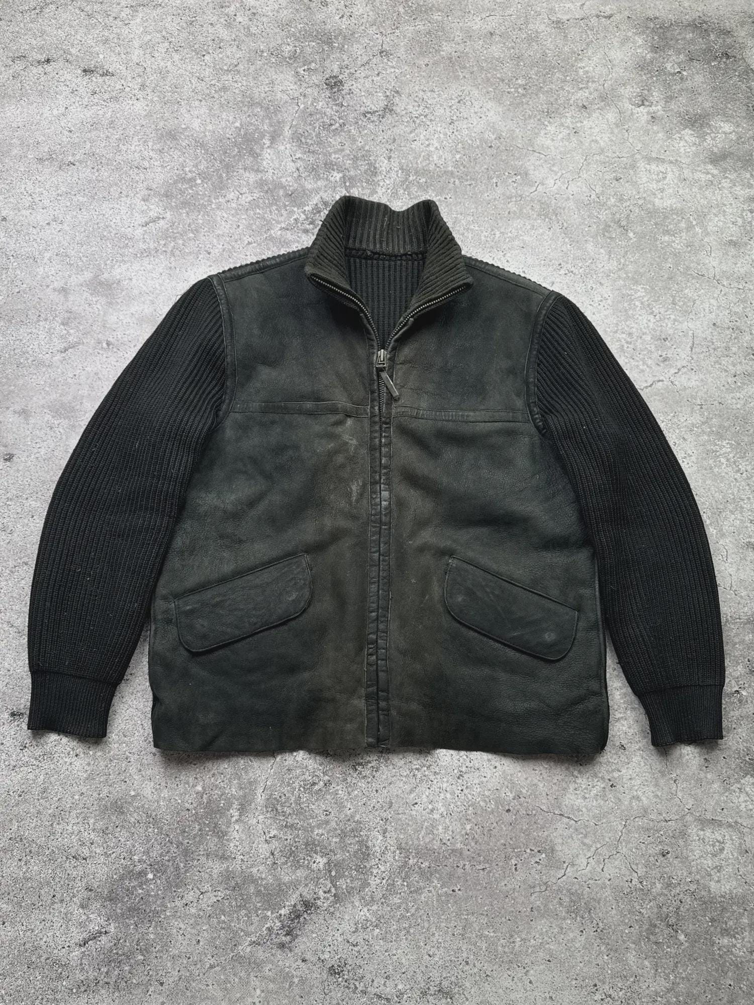 Vintage Mens Leather Chevignon Jacket - Etsy