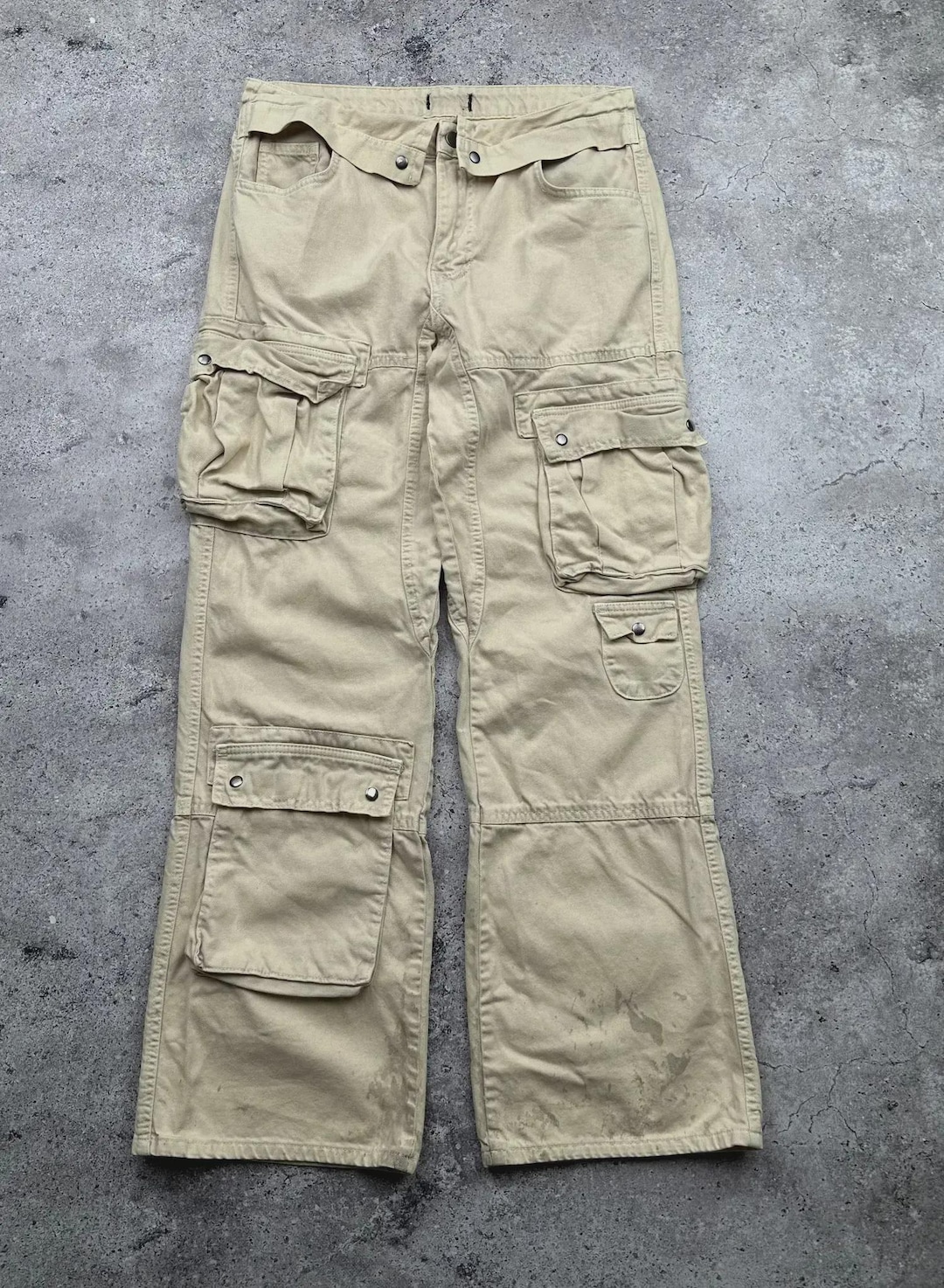 Vintage Wide Cargo Pants - Etsy