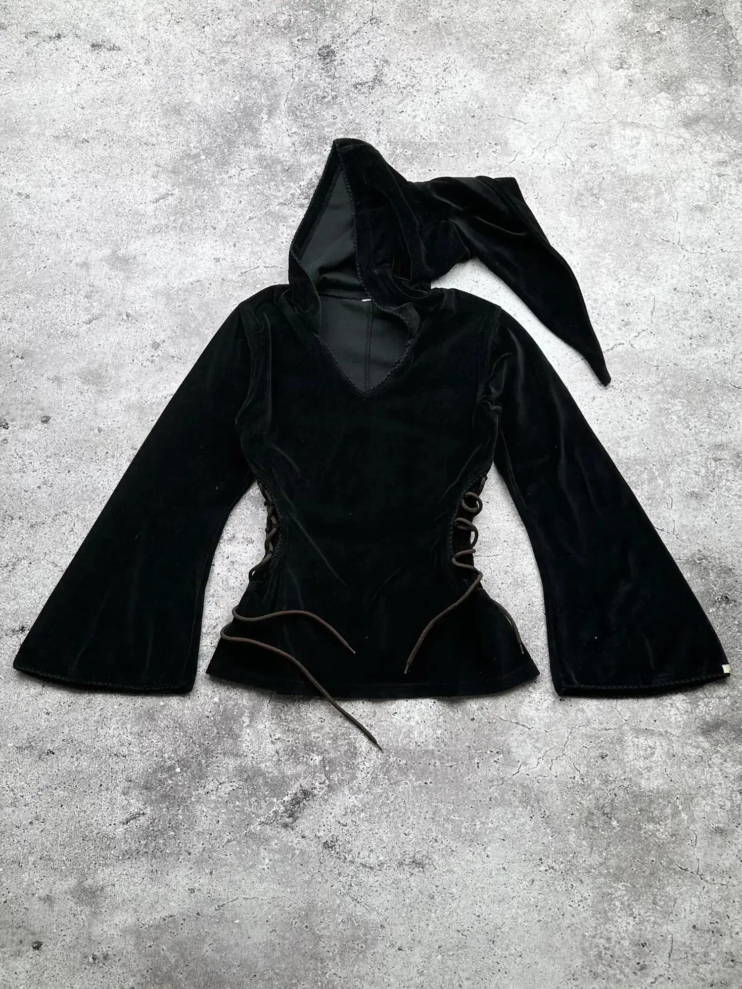 Vintage Bondage Flare Hoodie
