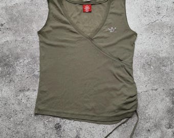 Vintage Wrap Tank Top
