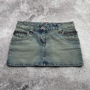 Vintage Faded Mini Skirt