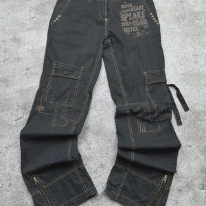 Vintage Cargo Zipped Pants