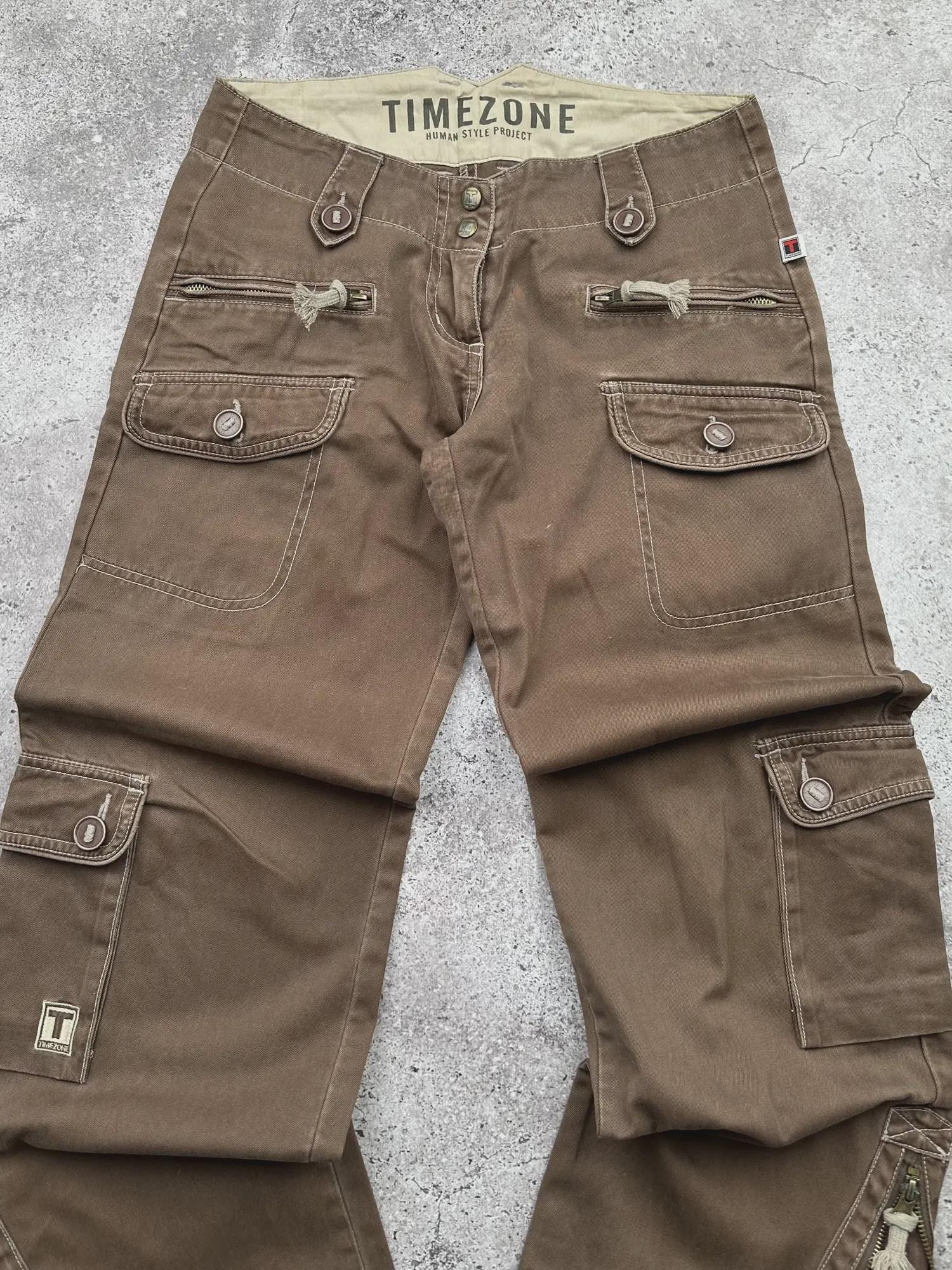 Vintage Cargo With Zipped Pants - Etsy