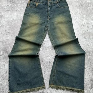 Vintage Faded Flare Jeans