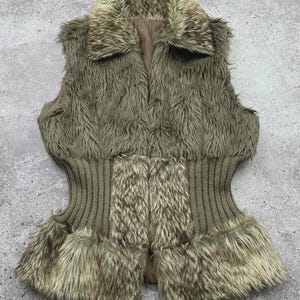 Vintage Faux Fur Vest