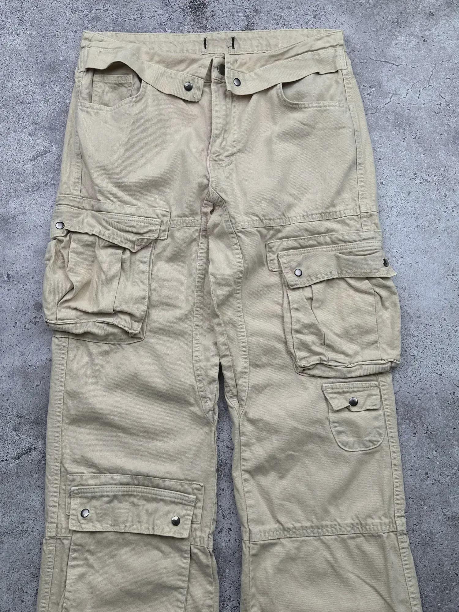 Vintage Wide Cargo Pants - Etsy