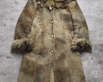 Y2K Plein Sud Leather Patchwork Rabbit Fur Mountain Trapper Vibe