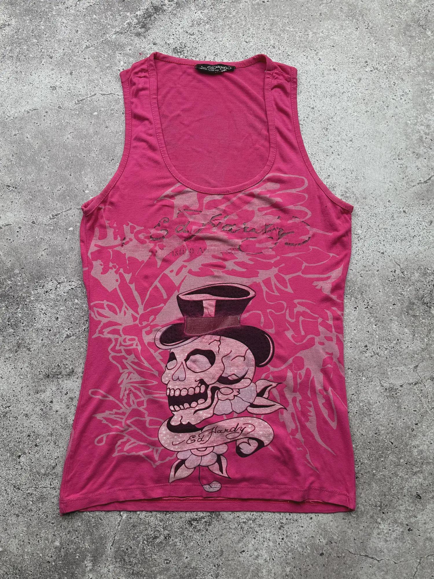 Y2k Ed Hardy Tank Top - Etsy