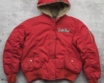 Fire! Vintage 90s B-15D US Air Force Alpha Industries Bomber