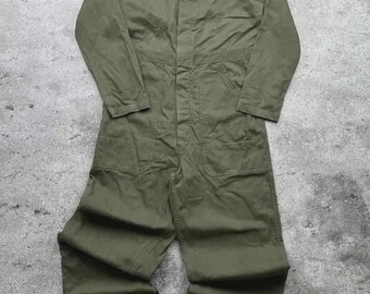 Genuine US Military Vintage CVC Tankers Coverall Aramid / Fire