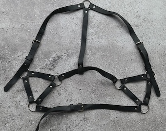 Y2K Sword Belt, Vintage Utility Waist Belt, Gothic Chain Harness, Alternative Streetwear Accessory