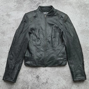 Vintage Cropped Leather Jacket