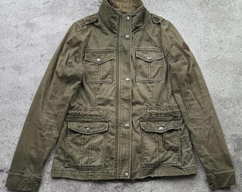 Vintage Washed Military Type Jacket