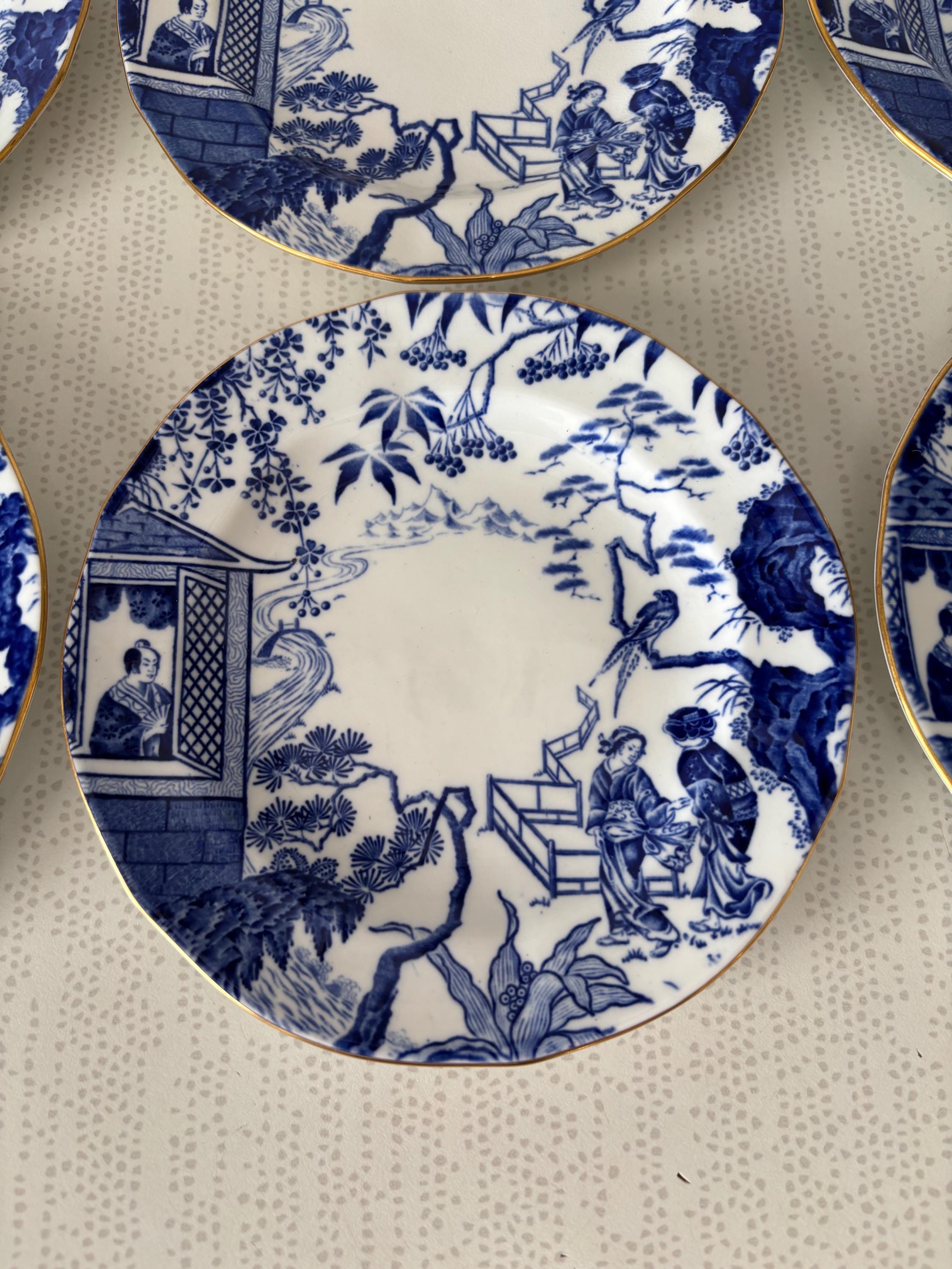 ロイヤルクラウンダービー チャイナ ブルーミカド プレート - Etsy 日本