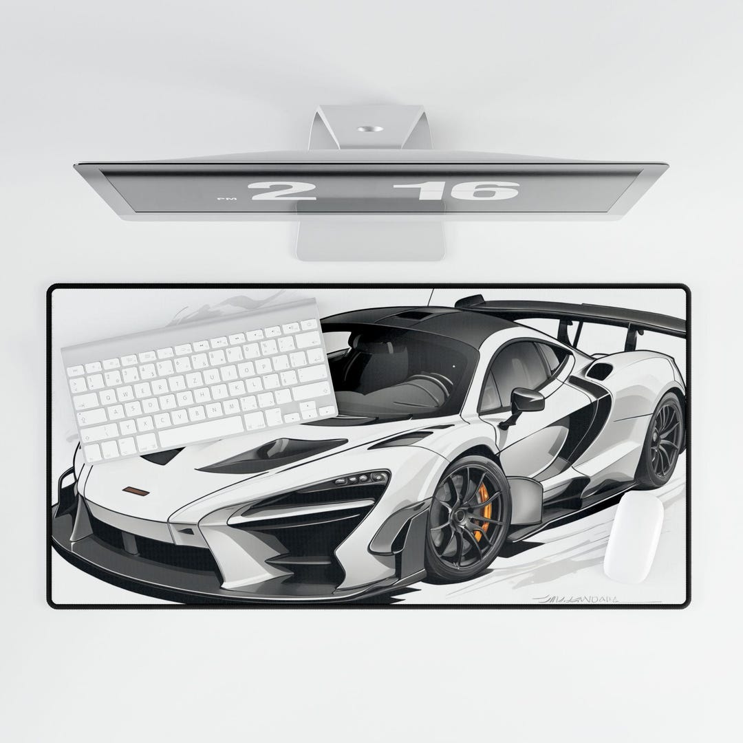 McLaren Senna マウスパッド 黒　純正 McLaren Senna マウスパッド 黒 純正 McLaren Senna マウスパッド 黒
