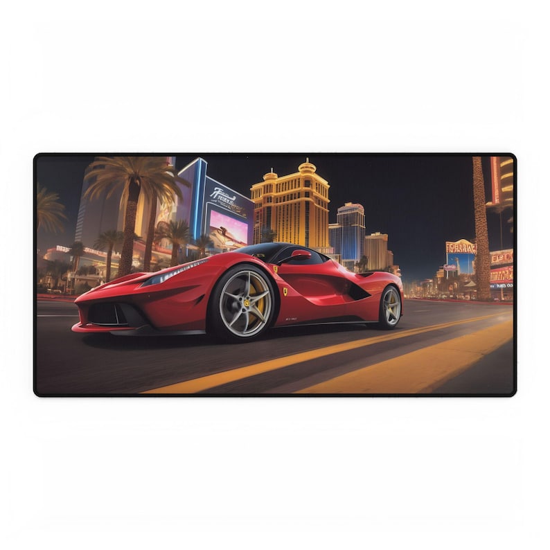 Ferrari Gaming Mouse Pad Supercar Desk Mat Car Large Desk Pad Extend