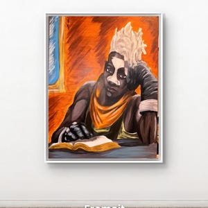 Your emotions Echo your past, Arcane Orginal painting.  (A2)