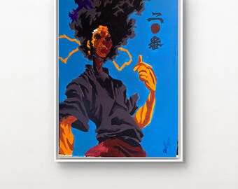 Above all, Afro samurai Orginal painting