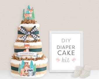deluxe diaper cake kit