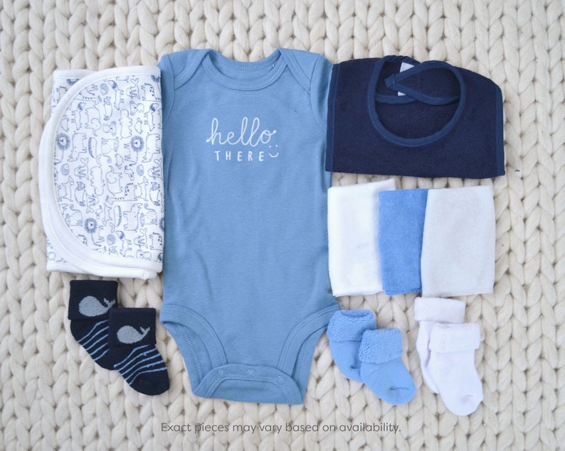New Parents Gift Baby Boy Gift Box Personalized Baby Gift Baby Shower Gift Boy