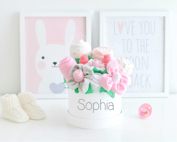personalized baby girl gift baskets
