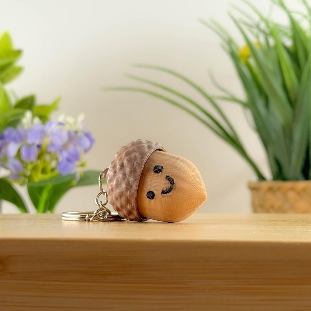 Acorn Clicker Fidget Toy – Sensory Stress Relief Keychain (set of 2) - Etsy