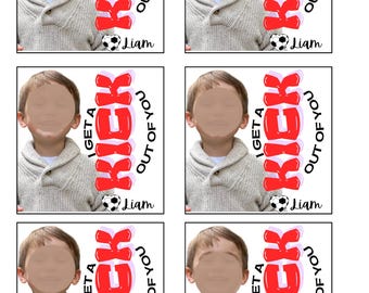Kick out of YOU Soccer Valentine Customizable