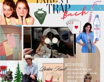 Editable Parent Trap Bachelorette Party Itinerary, Decor, & Cocktail Menu