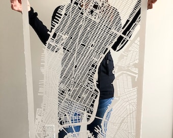 New York City Landkarte Landkarte, 22x30