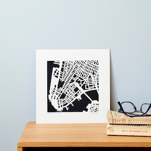 New York City Neighborhood Hand Cut Map Original Artwork image 4