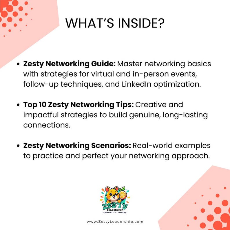 Networking Guide Bundle: Tips & Scenarios (digital Download) - Etsy