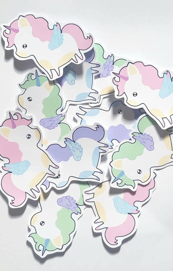 unicorn sticker set cute sticker set kawaii sticker set etsy