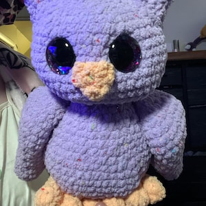 Owl Crochet Plushie | Cute Amigurumi Owl | Owl Nursery Decor | Handmade Crochet Toy | Forest Friend Plush | Bird Gift
